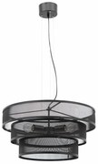 Lampa wisząca ORABELA II czarna ELTAP