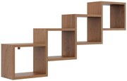 Skandynawska półka ścienna orzech Z0-M83