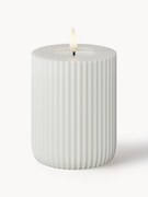 Ręcznie wykonana świeca LED Solid Stripe, W 10 cm