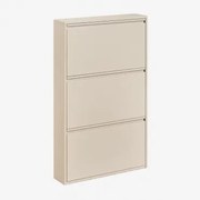 Stojak Na Buty Logan Steel Kremowa Tapioca & 3 Drzwi - Sklum