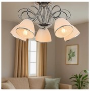 Brilagi - Przysufitowy żyrandol FRED 5xE27/60W/230V śr. 59 cm błyszczący chrom