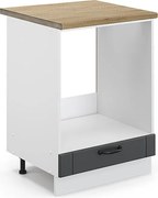 Szafka kuchenna antracytowy domek wiejski 60x60x82 fame-line