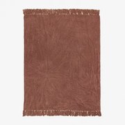 Kocyk Z Chenilli Tirset Rojo Cedro - Sklum