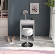 Stół toaletowy biały/biały wysoki połysk 51.4x50.1x76 sherry