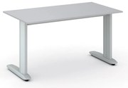 Biurko PRIMO FLEXIBLE, 140x80 cm, szary