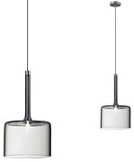 Lampa Sufitowa Wisząca Szklany Klosz APP1701-1CP GREY A
