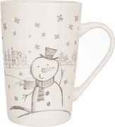 Orion Świąteczny kubek porcelanowy Snowman, 470  ml