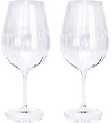 Lampki do czerwonego wina, tłoczone, 2 sztuki