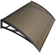 Aldotrade Daszek nad drzwi 150 x 100 cmniepodzielony Lagrada, brązowy