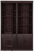 Brązowy regał z litego drewna sosnowego 148x223 cm Anita – Støraa