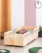 Łóżko drewniane dziecięce ze stelażem L6-E73
