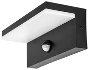 Rabalux 77115 kinkiet zewnętrzny LED Zaragoza, zczujnikiem, 9W, IP54, czarny