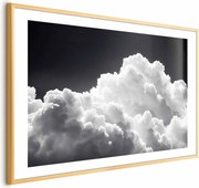 Plakat Gra słonecznego światła 90x60 cm z ramą złotą z marginesem ARTGEIST B