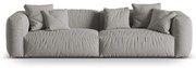 Jasnoszara sofa modułowa 320 cm Martina – Micadoni Home