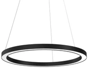 Lampa wisząca GALAXIA BLACK 26W LED, czarna, okrągła, wisząca