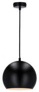 Lampa wisząca FLEN 1xE27/40W/230V, pr. 20 cm, czarna