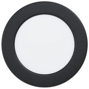 Czarna lampa LED wpuszczana w sufit FUEVA 5 – EGLO