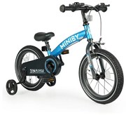 QPlay - Rower dziecięcy 14" MINIBY 3w1 niebieski