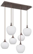 Globo 15548-6HC - Żyrandol na lince MAXY 6xE27/40W/230V biały