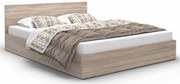 Dwuosobowe Łóżko Dąb Sonoma 140X200 W3-F16
