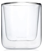 Zestaw 2 podwójnych filiżanek do kawy Blomus Nero, 200 ml