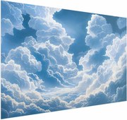 Plakat Niebo i puchate chmury 60x40 cm bez ramy bez marginesu ARTGEIST B