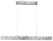 Lampa wisząca, listwa, marmur PIERCE WHITE 18W LED