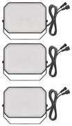 ZESTAW 3x LED RGBIC Ściemn. zewn. reflektor LED/14W/230V 3000-6500K IP65 Wi-Fi Tuya