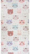 Dywan dziecięcy odpowiedni do prania w kolorze kości słoniowej 60x100 cm Cute Animals – Vitaus