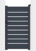 Brama aluminiowa "Bastien" - 100 x 176 cm - Antracyt