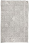 Dywan Costa G342A Szary dywan tkany na płasko 133x190 Prostokąt