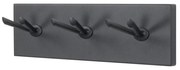 Czarny metalowy wieszak ścienny Pull – Spinder Design