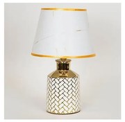 Lampa stołowa 1xE14/40W/230V biały/złoty