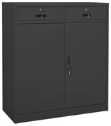 Antracytowa szafka biurowa z szufladami S7-M00