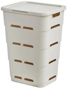 Tontarelli Kosz na brudną bieliznę MAYA 45 l,kremowy