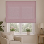 Roleta rzymska welurowa na wymiar Velutto pudrowy róż - do 140 cm