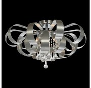 Luxera 64410 - Kryształowy żyrandol natynkowy RIBBON CRYSTAL 6xG9/33W/230V