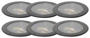 Zewnetrzna Zestaw 6 lamp naziemnych LED AR111 regulowanych IP65 - Delux Honey Nowoczesny Oswietlenie zewnetrzne
