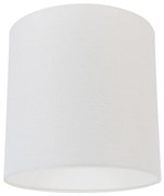 Abażur z tkaniny biały 25/25/25