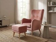 Fotel Roland z podnóżkiem-ergonomiczny, komfortowy i ponadczasowy design