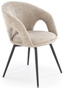 Beżowe krzesło z funkcją obracania o 180 stopni G0-L84