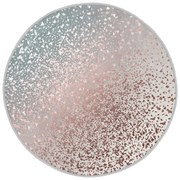 Szaro-miedziany okrągły dywan odpowiedni do prania i robotów sprzątających ø 120 cm Comfort – Mila Home