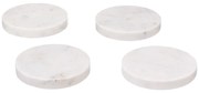 Podkładki pod kubki MARBLE, Ø 10 cm, 4 sztuki