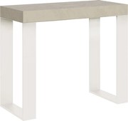 Konsola rozkładana 90x40/300 cm Tecno telaiKaszmir rama w kolorze Białym