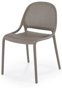 Krzesło K532 khaki z tworzywa PVC HALMAR