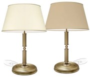 Klasyczna lampa stołowa w patynie L-B2-P