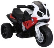 HOMCOM motorek elektryczny BMW 3 koła czerwony z akumulatorem dla maluchów 18-36 miesięcy zabawka | Aosom PL