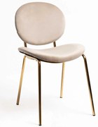 Krzeso Lenor z czarnego aksamitu