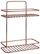 2-poziomowa półka łazienkowa Metaltex Copper