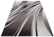 Dywan nowoczesny Parma Linie brązowy 80 cm x 150 cm